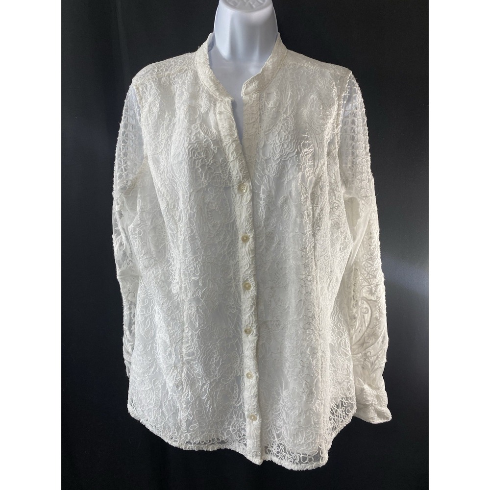 Soft Surroundings Womens Shirt Size XL Ethereal Castlecore Royalcore Ren Fest